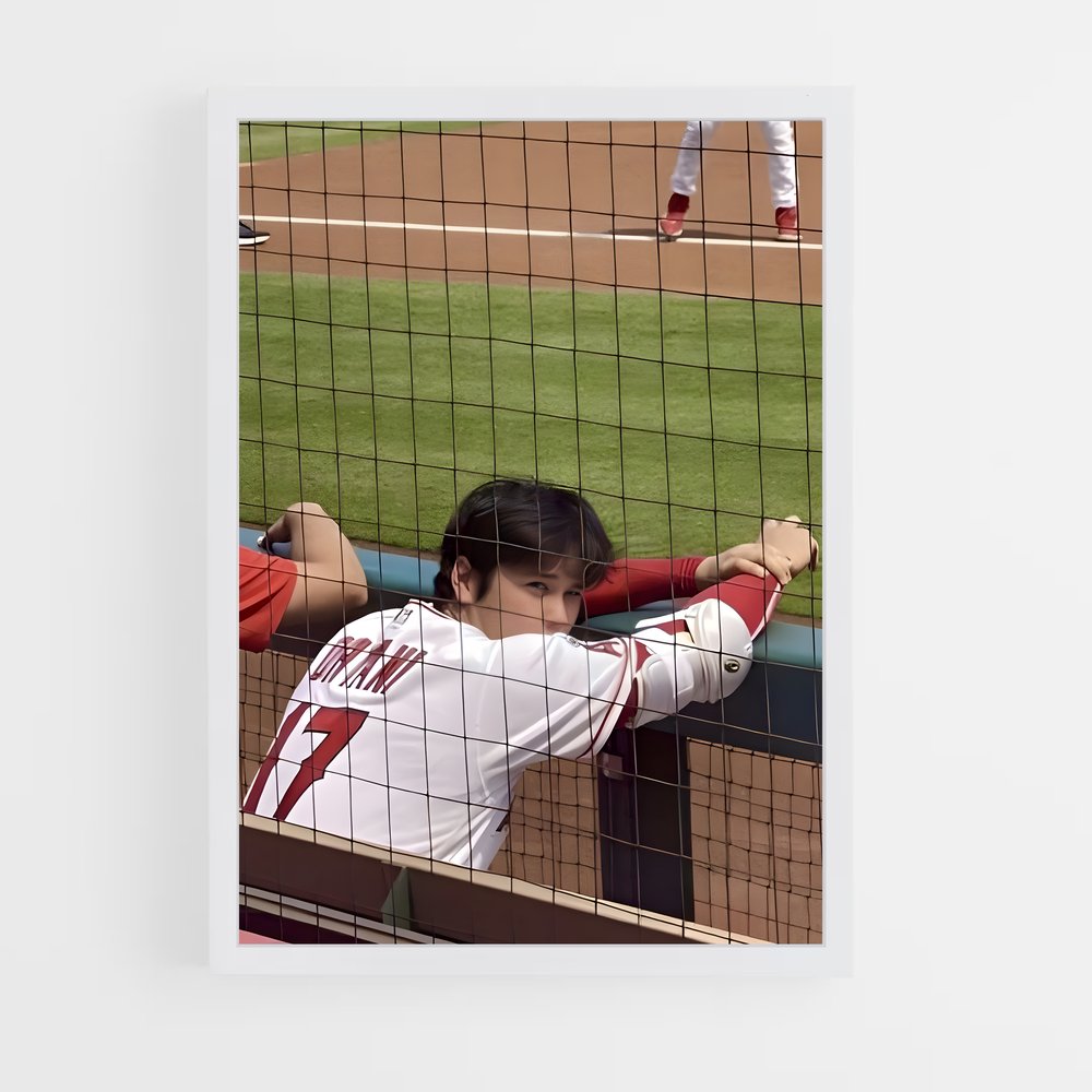 Poster Shohei ohtani – affiche Baseball (vue 3)